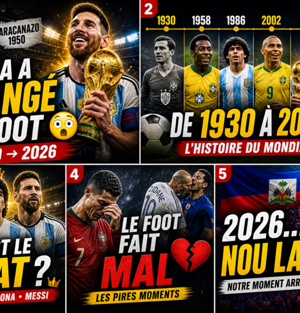 ⚽ Du Maracanazo à 2026 : L’Histoire Épique de la Coupe du Monde Qui Fait Vibrer le Monde